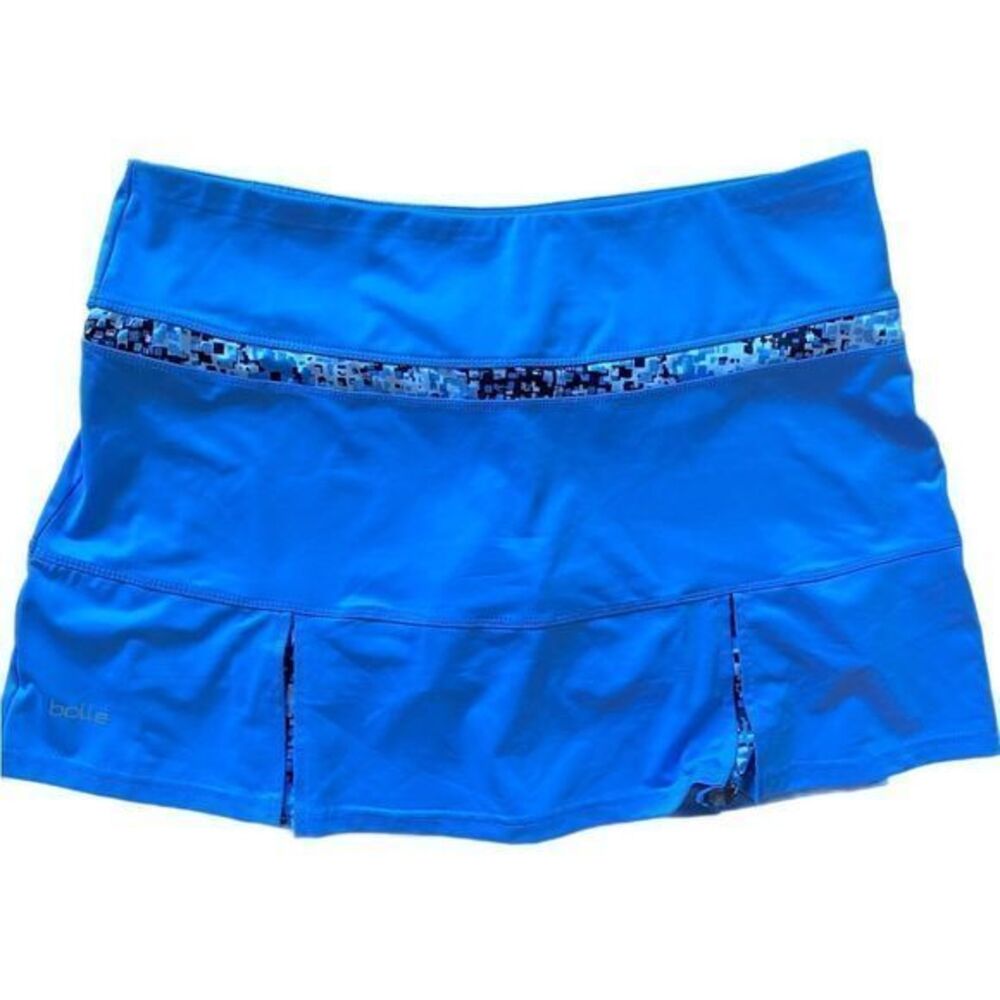 Bolle Skort -L blue /pleated, polyester spandex